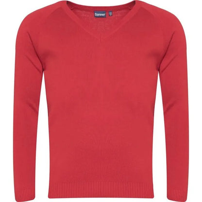 Knitted V-Neck Jumper