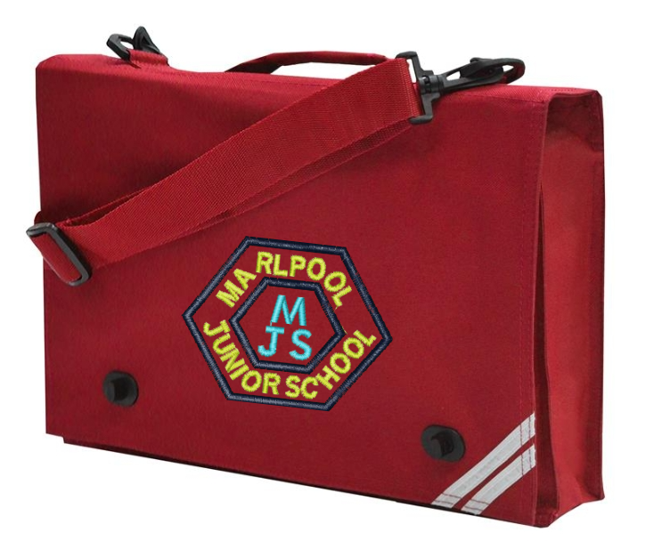 Marlpool Junior School -Book Bag - Red