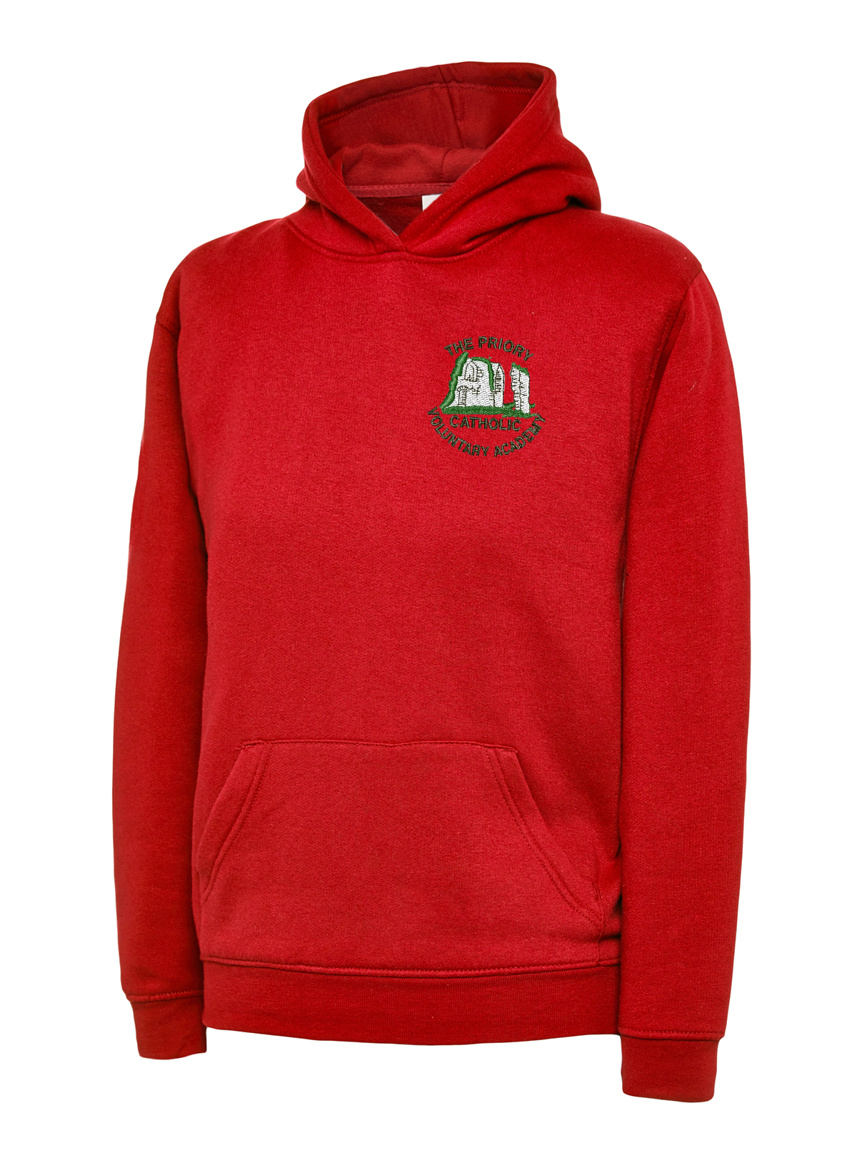 Priory Catholic Voluntary Academy -Hoodie  - Red