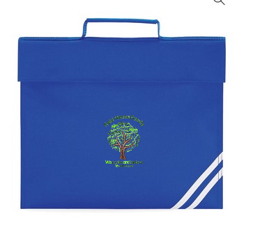 Field House School -Book Folder -  Royal Blue