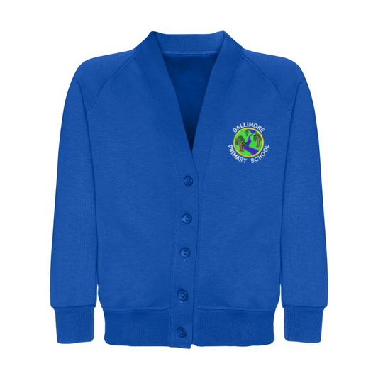 Dallimore Primary School - Sweatshirt Cardigan - Royal Blue