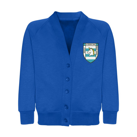 Ironville & Codnor Park Primary School-Cardigan Sweatshirt -Royal Blue