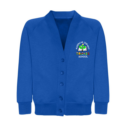 Aldercar Infants School - Cardigan Sweatshirt  - Royal Blue