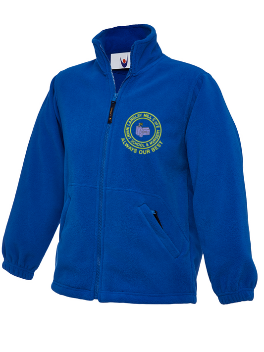 Langley Mill C of E Infant School & Nursery -Fleece Jacket  -  Royal Blue