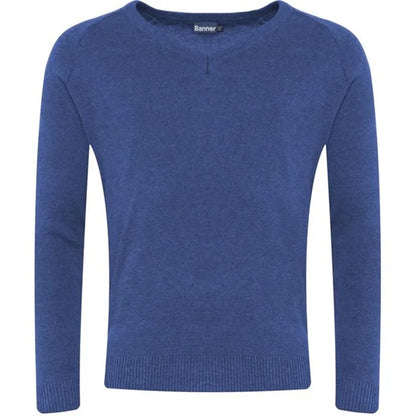 Knitted V-Neck Jumper