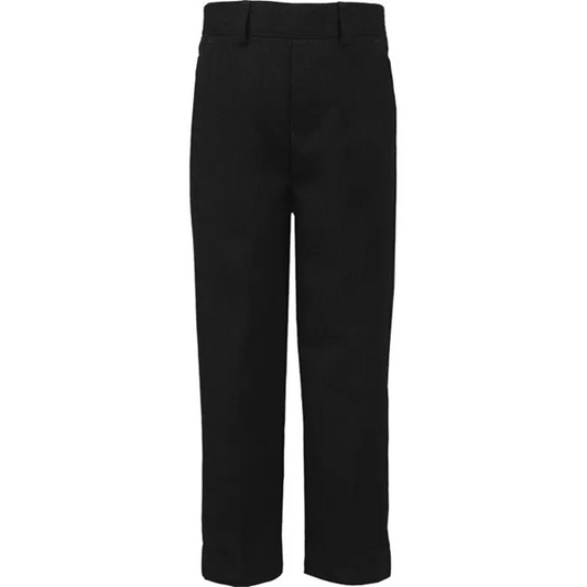 Junior Boys Relaxed Fit Trousers - Grey - Black
