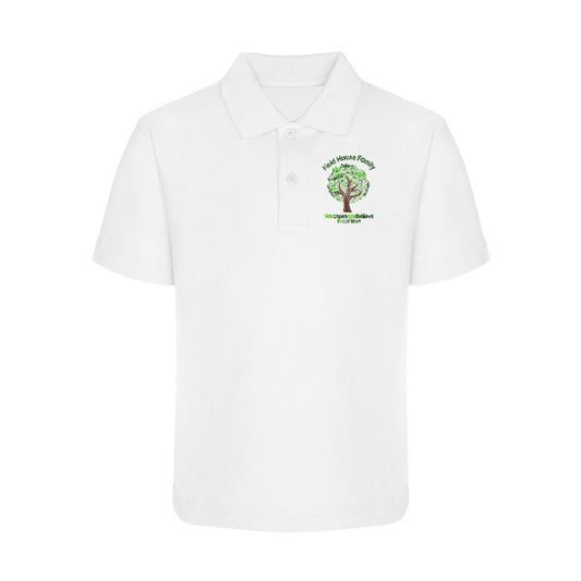Field House School - Polo Shirt  - White