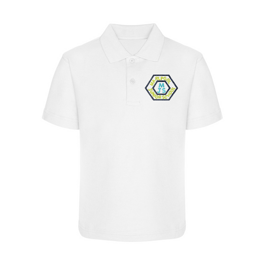 Marlpool Junior School - Polo Shirt  -White