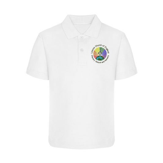 Loscoe C of E Primary & Nursery School -Polo Shirt  -  White