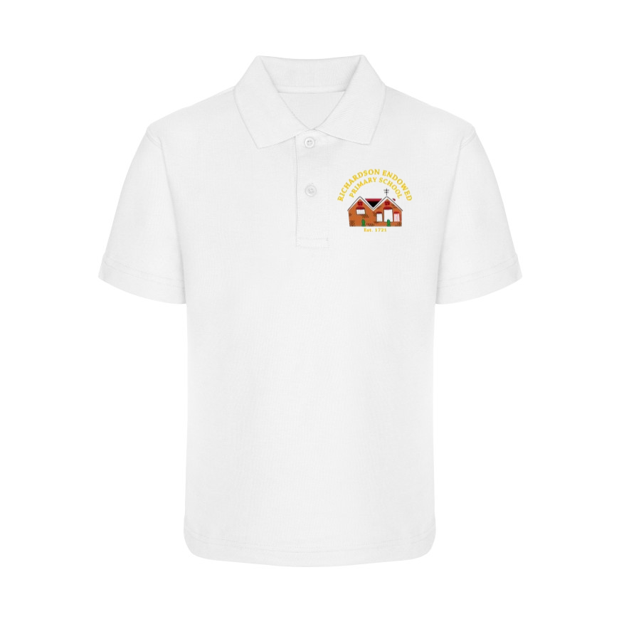 Richardson Endowed Primary School - Polo Shirt  - White
