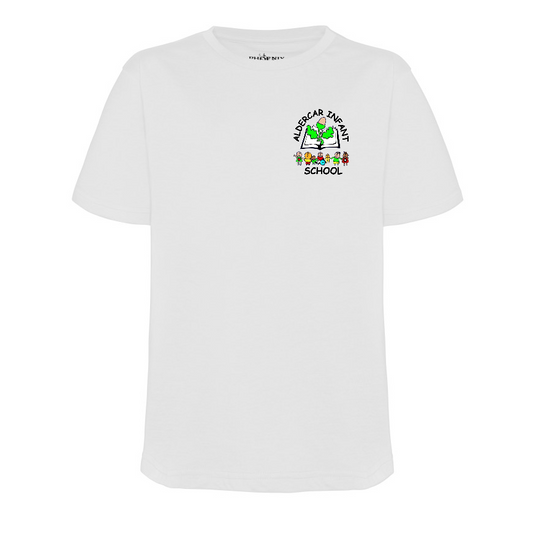 Aldercar Infants School - T-Shirt - White