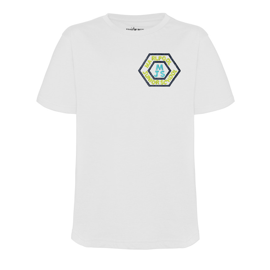 Marlpool Junior School - T-Shirt  -White