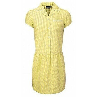 Gingham Dress - Corfield Yellow