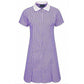 Gingham Dress - Avon Purple