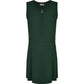 Pinafore  -  (Pleated) Bottle Green