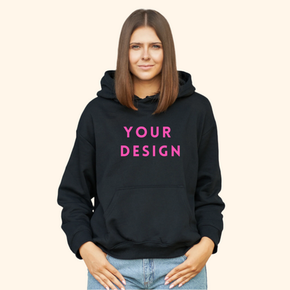 Personalised Custom Hoodie - Design Placement
