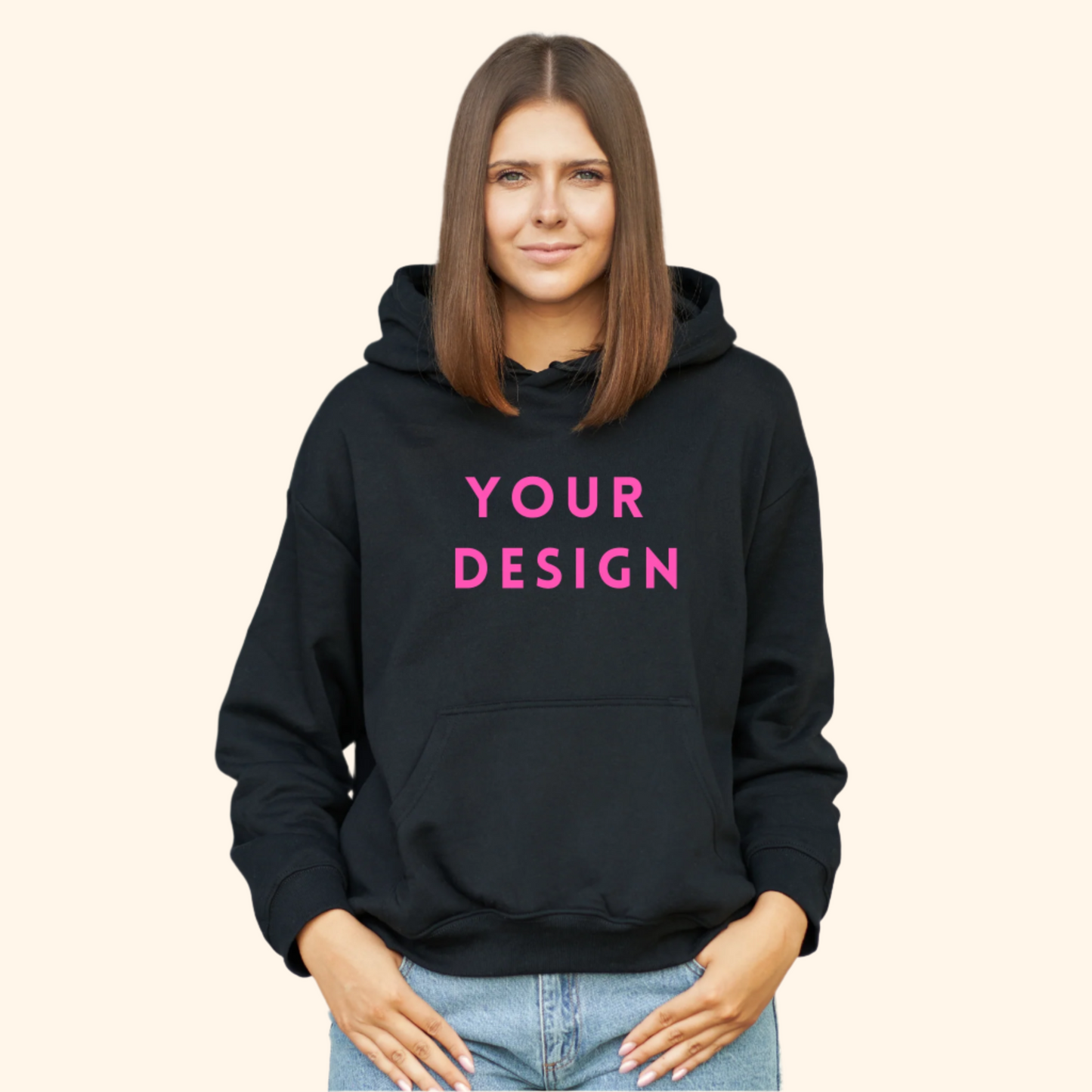 Personalised Custom Hoodie - Design Placement