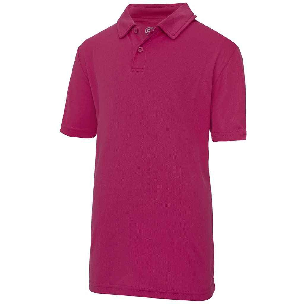 Pink Polyester Polo - Swanwick School and Sports College