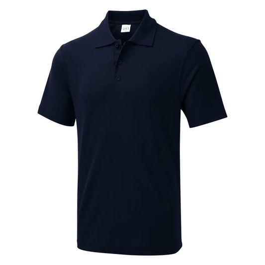 Polo Shirt - X Small - X Large - Royal School for the Deaf Derby - Navy