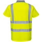 Portwest Hi-Vis Short Sleeved Polo - Yellow (Back)