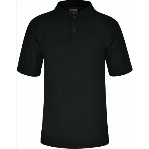 Polo Shirt - Age 2 - 12 - Plain - Black
