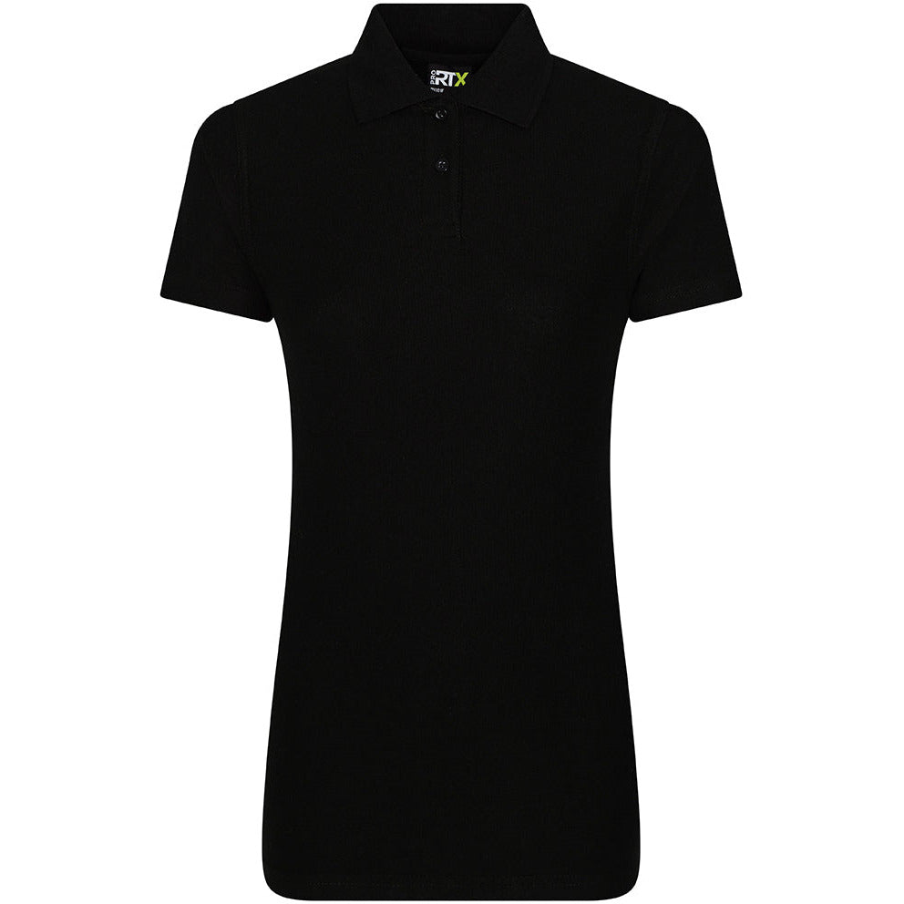  Pro RTX Ladies Pro Piqué Polo Shirt - Black