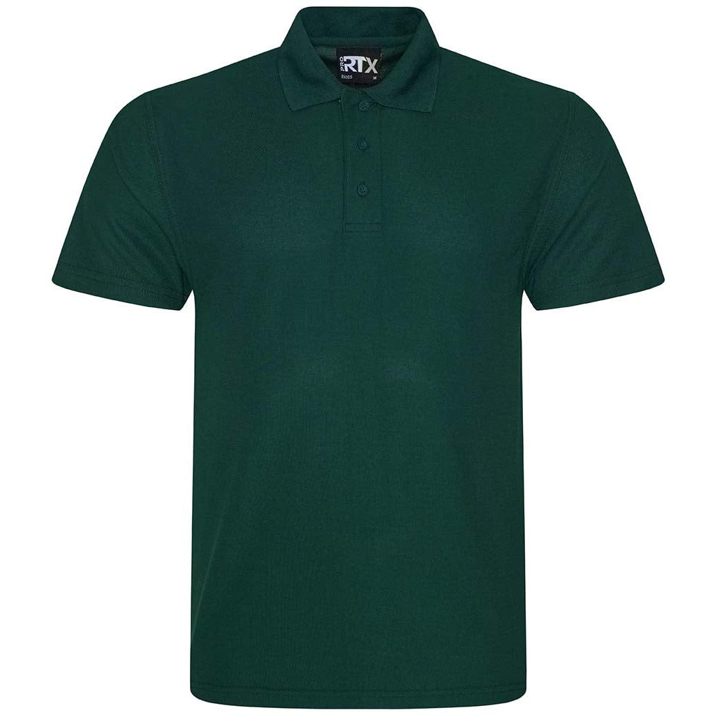 Pro RTX Pro Polyester Polo Shirt - Bottle Green