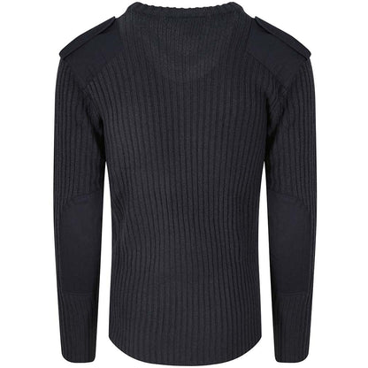 Pro RTX Pro Acrylic Security V Neck Sweater - Navy