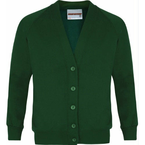 new-sweatshirt-cardigan-age-2-11-mapperley-c-of-e-primary-school-bottle-green
