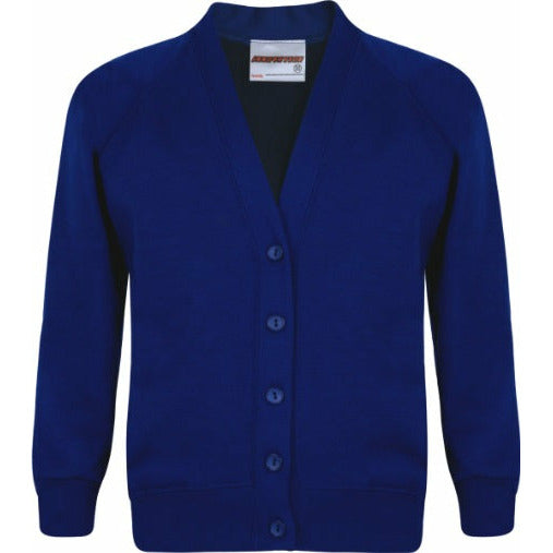 new-sweatshirt-cardigan-age-2-11-hallam-fields-junior-school-royal-blue