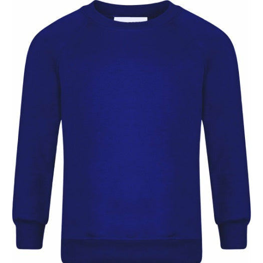 new-sweatshirt-age-2-14-langley-mill-c-of-e-infant-school-nursery-royal-blue