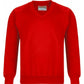 new-v-neck-sweatshirt-age-2-11-priory-catholic-voluntary-academy-red