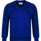 V-Neck Sweatshirt - Age 2 - 11 - Plain - Royal Blue