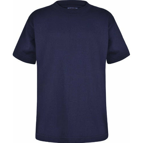 T-Shirt - Age 2- 14 - Plain - Navy