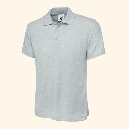 Classic Polo Shirt (2XL - 4XL) Heather Grey