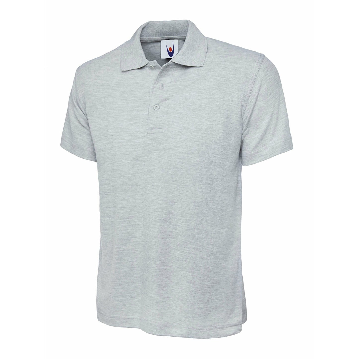 Childrens Classic Polo Shirt Heather Grey