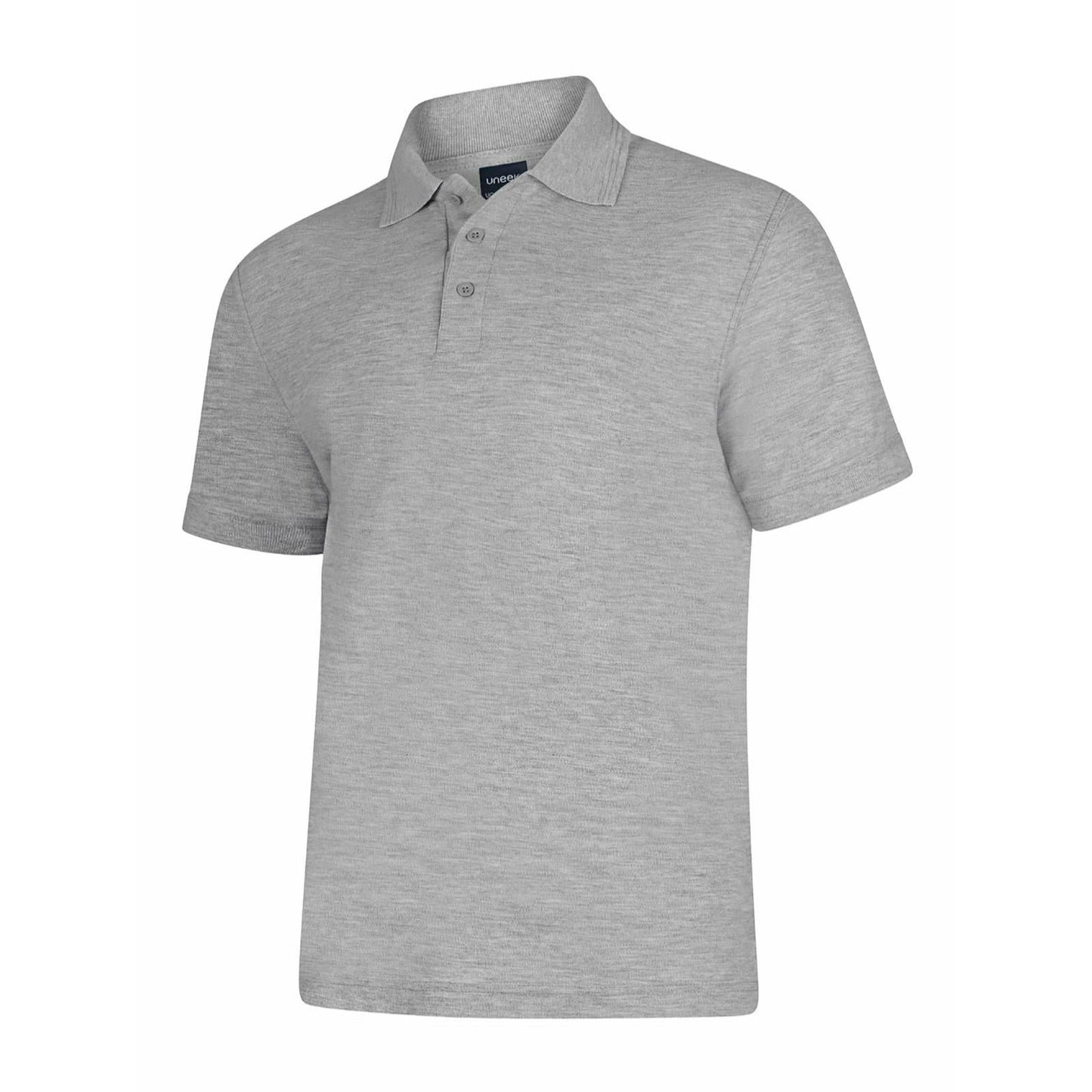 Deluxe Polo Shirt (2XL - 4XL) - Heather Grey