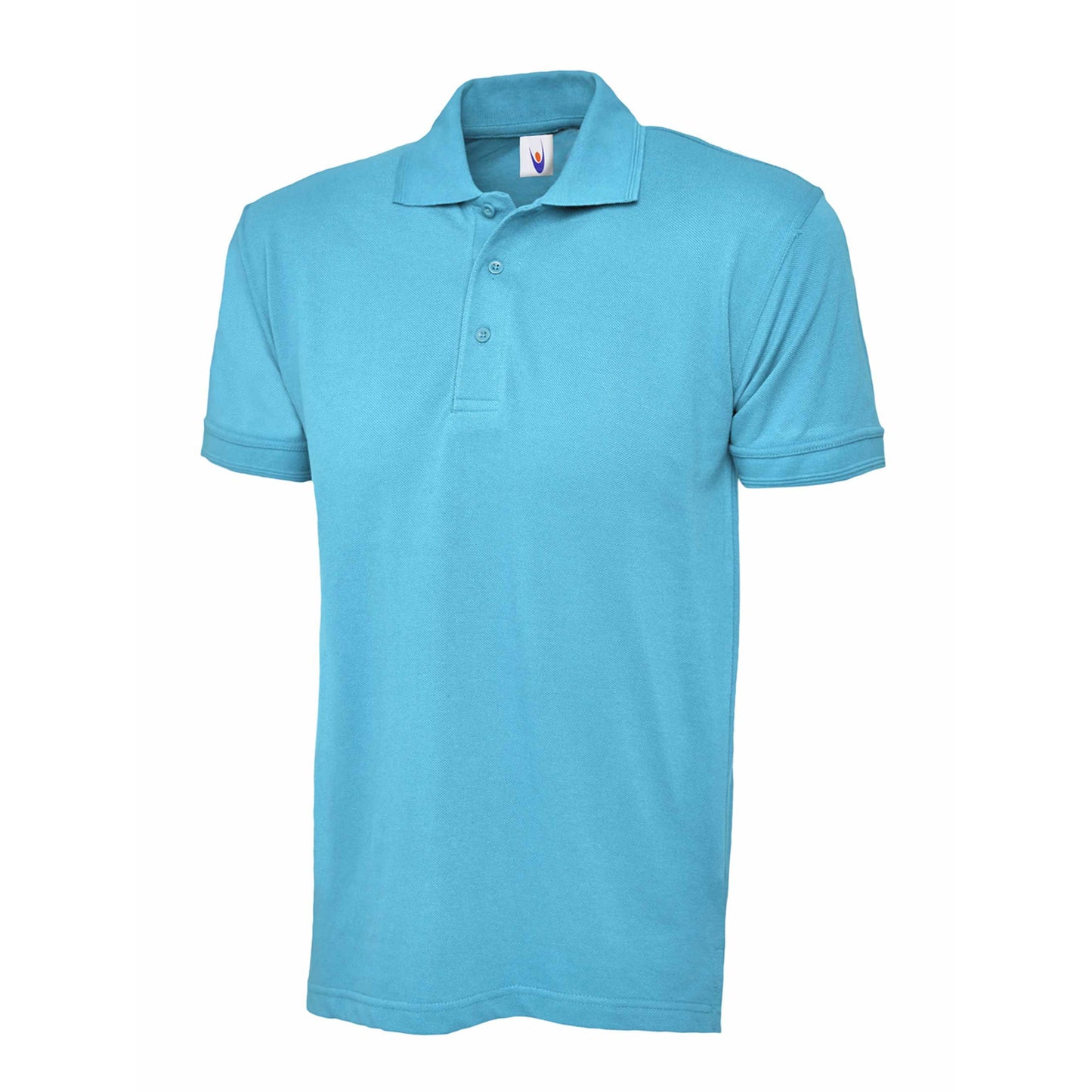 Sky blue essential polo