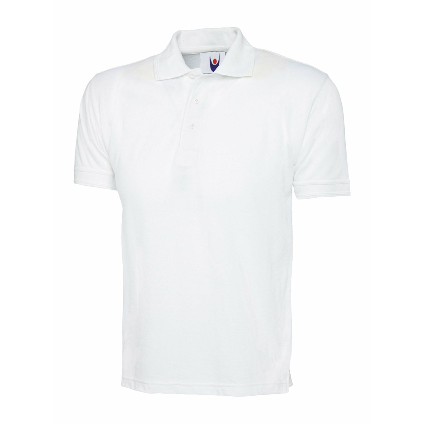 White essential polo