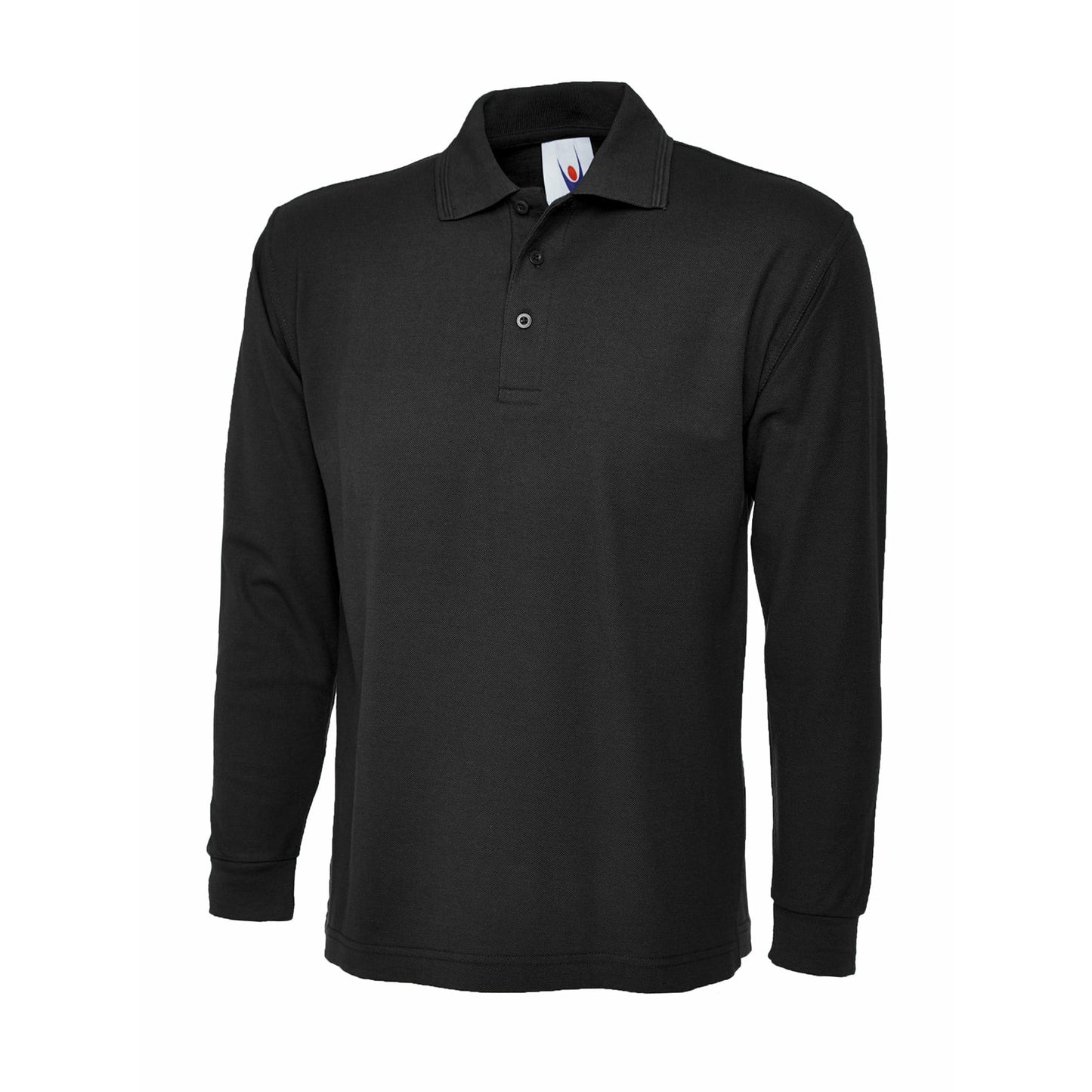 longsleeve-poloshirt Black