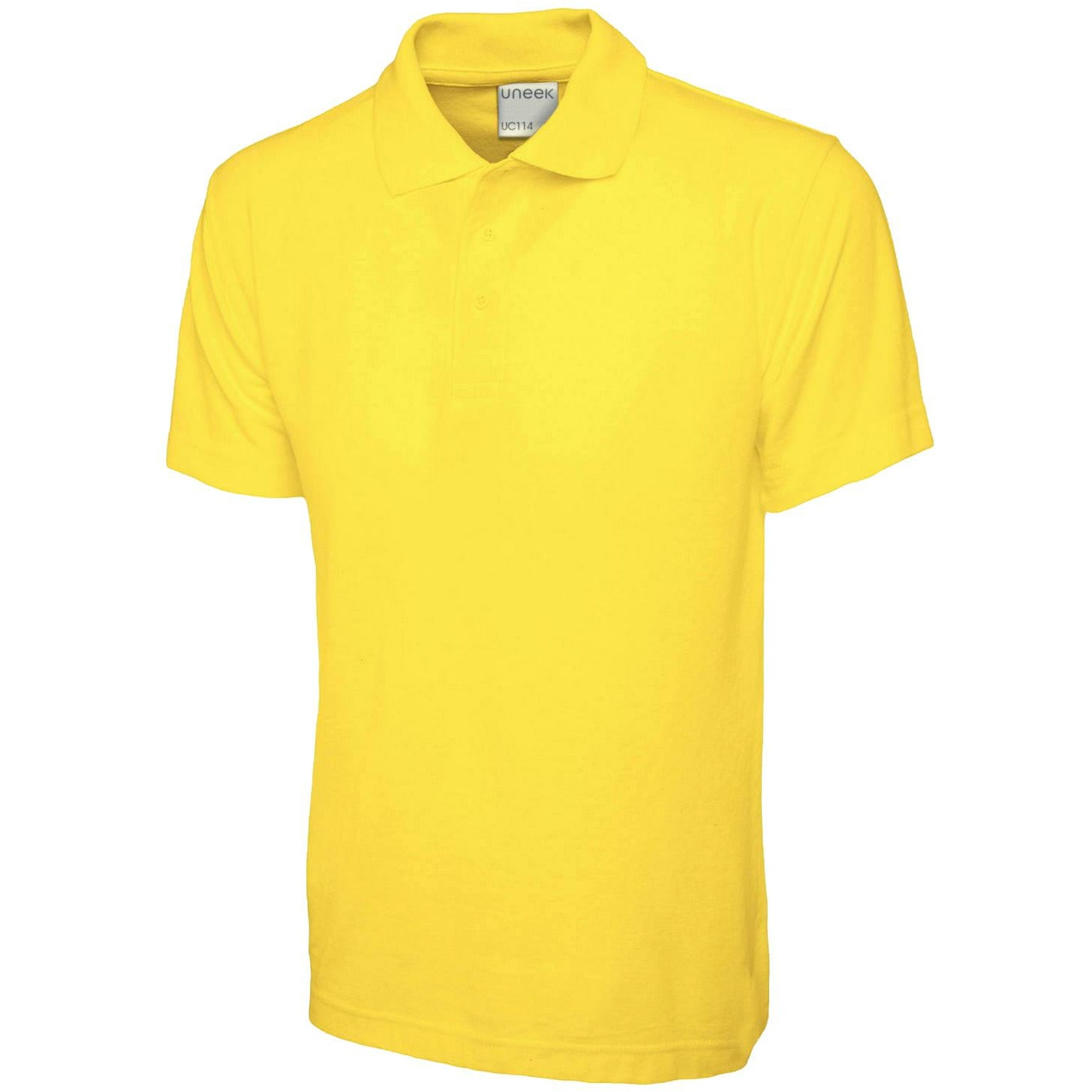 Men's Ultra Cotton Polo Shirt (XS- XL) - Yellow