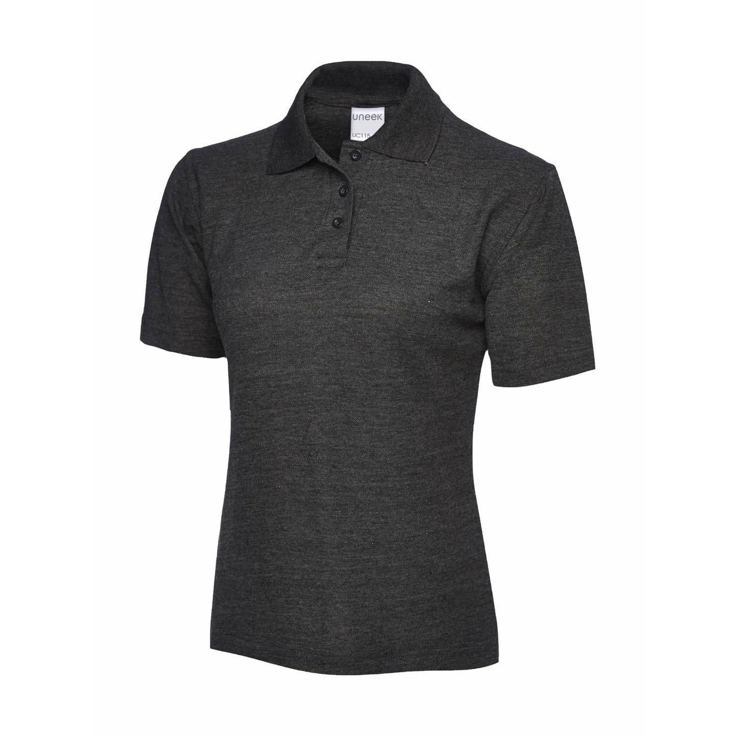 ladies-ultra-cotton-poloshirt Charcoal Grey