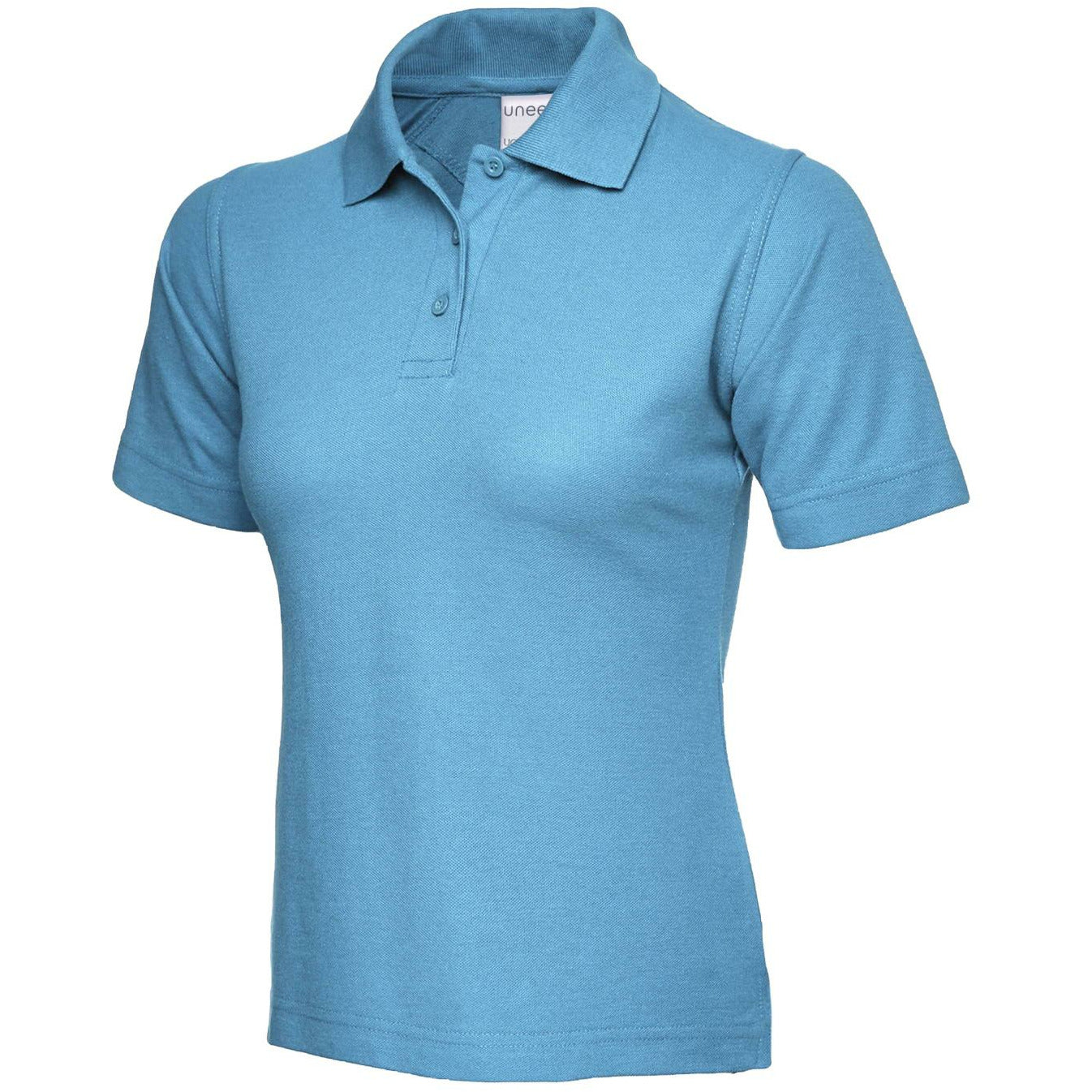 ladies-ultra-cotton-poloshirt Sky Blue