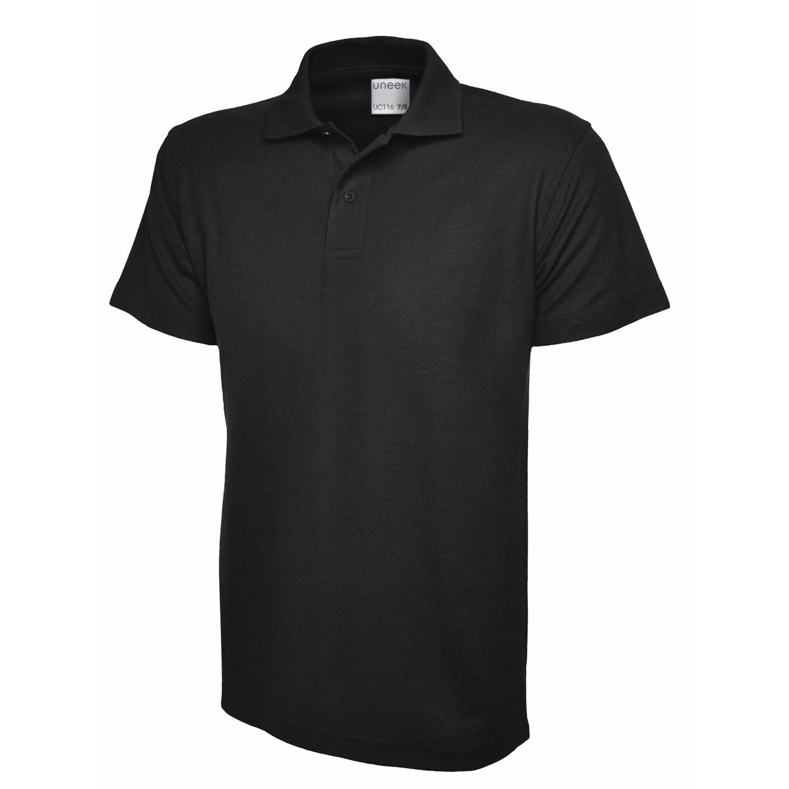 Children's Ultra Cotton Polo Shirt Black