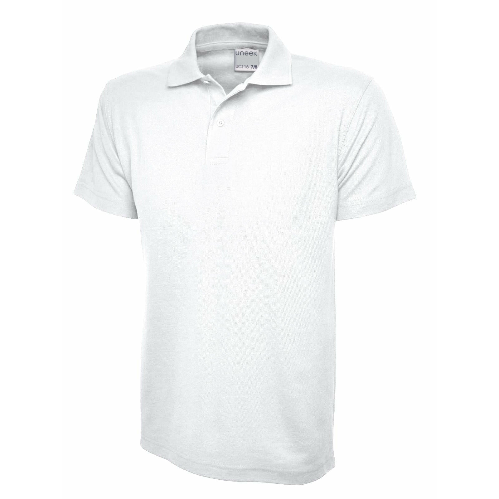 Children's Ultra Cotton Polo Shirt White