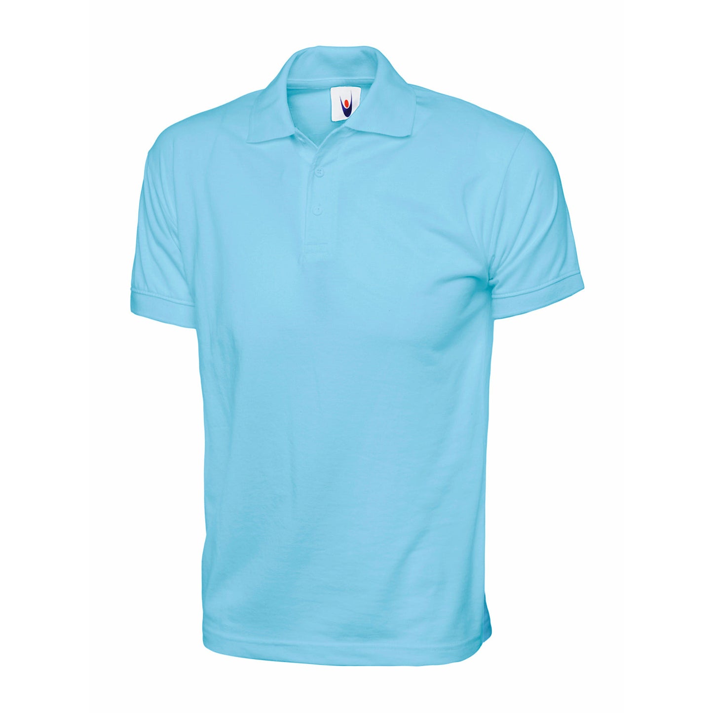 Jersey Polo Shirt Sky Blue