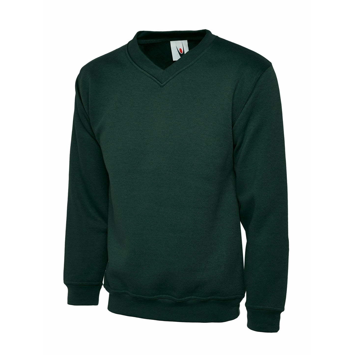 Premium V-Neck Sweatshirt Bottle green