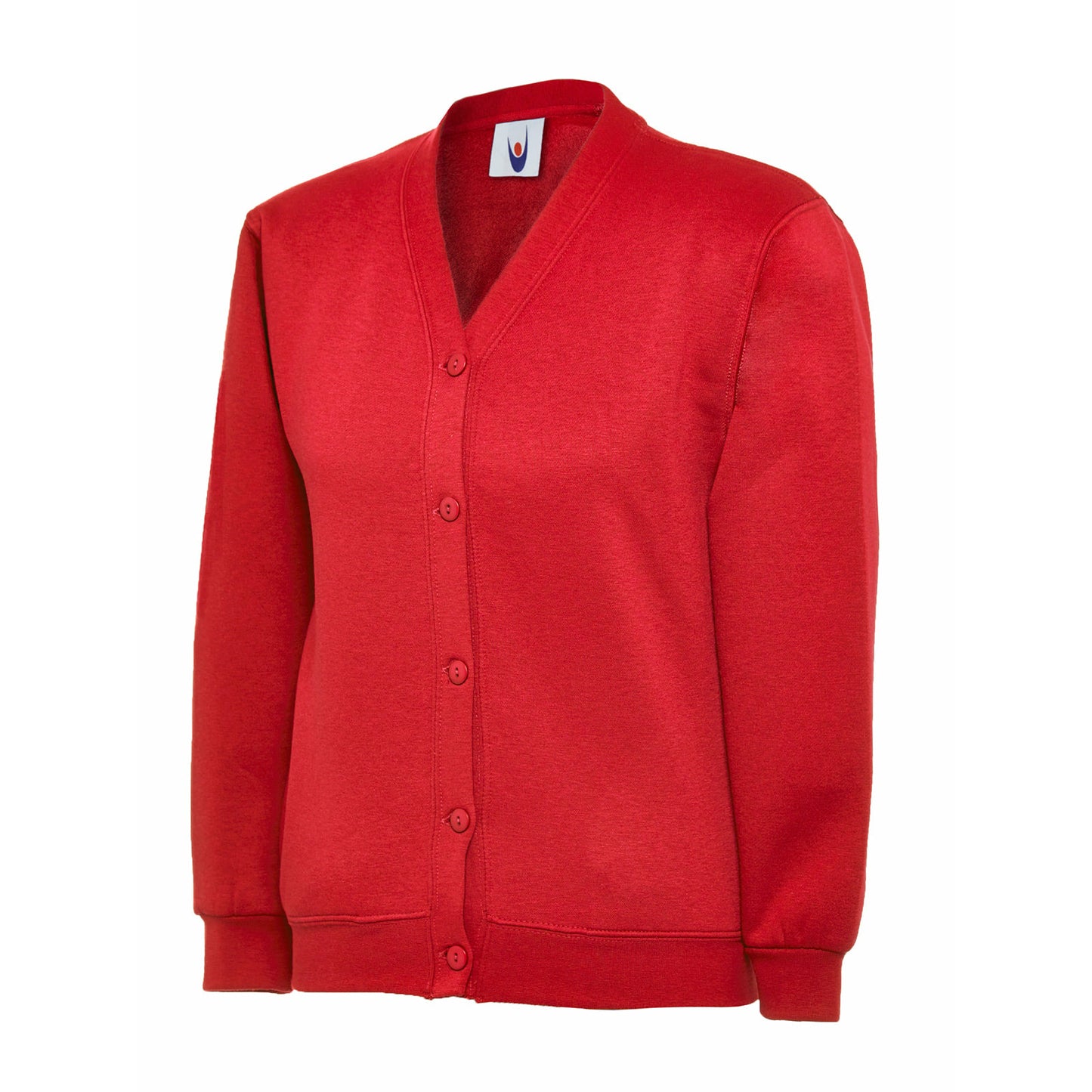 Childrens Classic Cardigan Red