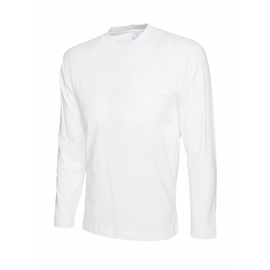 White long-sleeve t-shirt