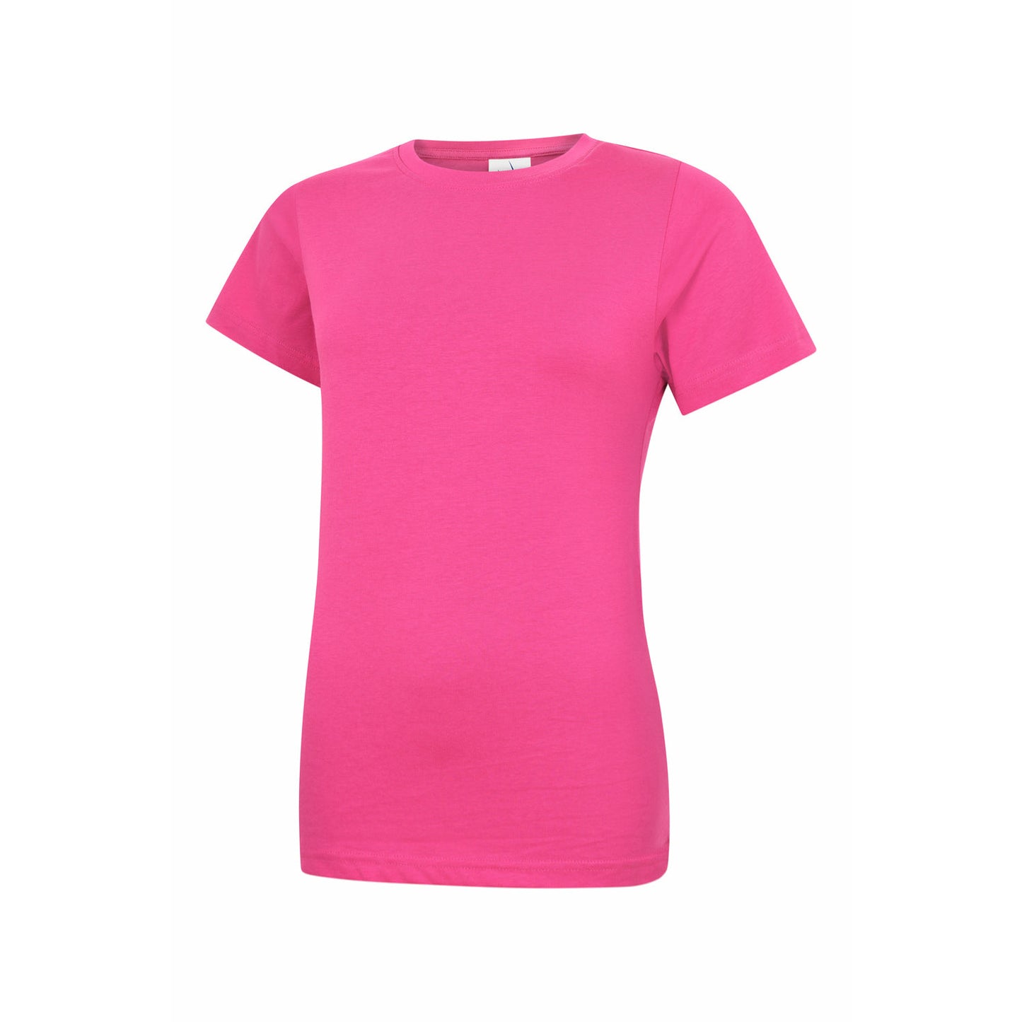 Ladies Classic Crew Neck T-Shirt (2XL) - Hot Pink